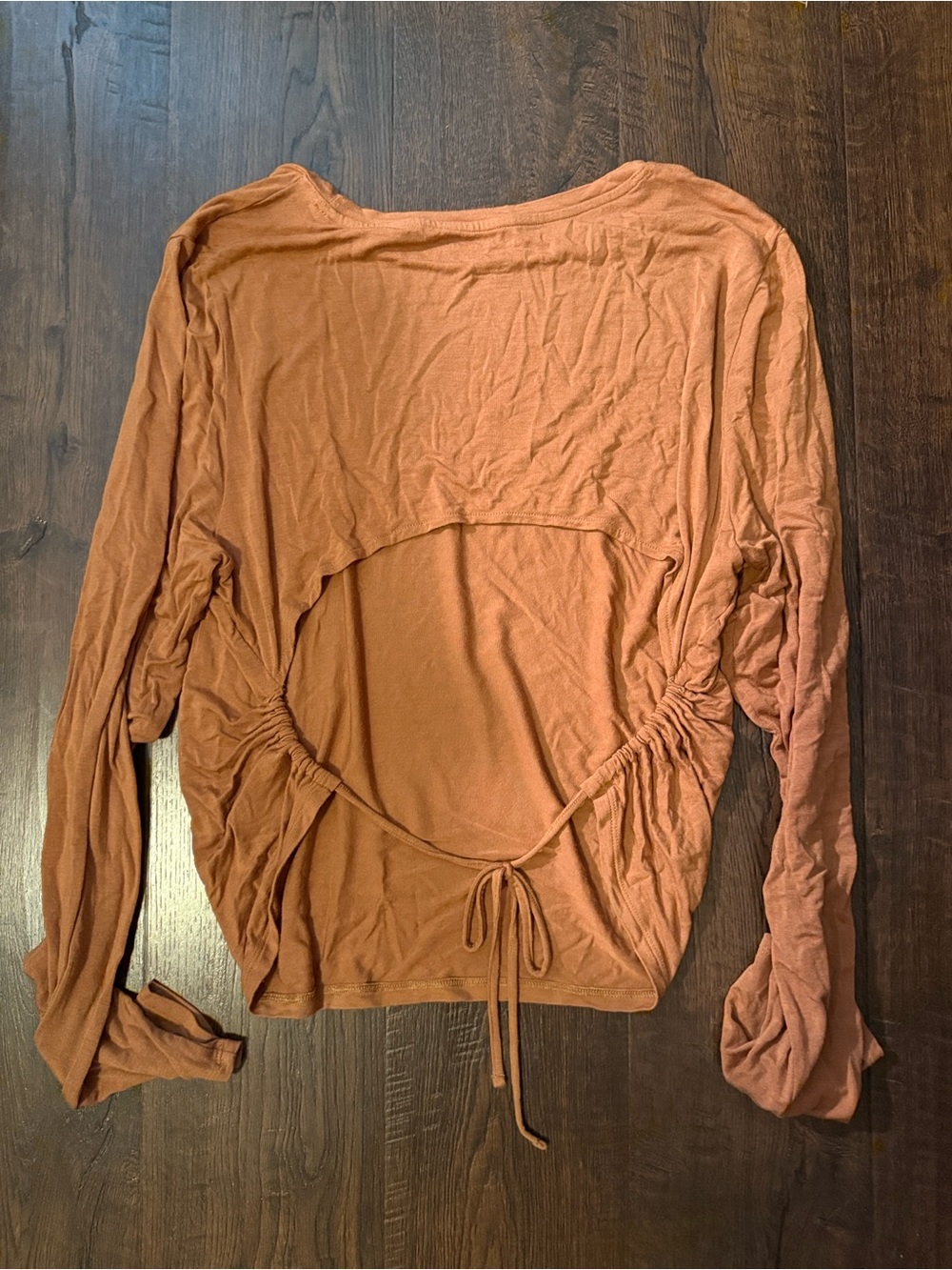 Lightweight Women's Long-Sleeve Top Open Back